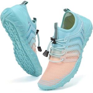 Women’s Aqua & Peach Athletic Water Shoes